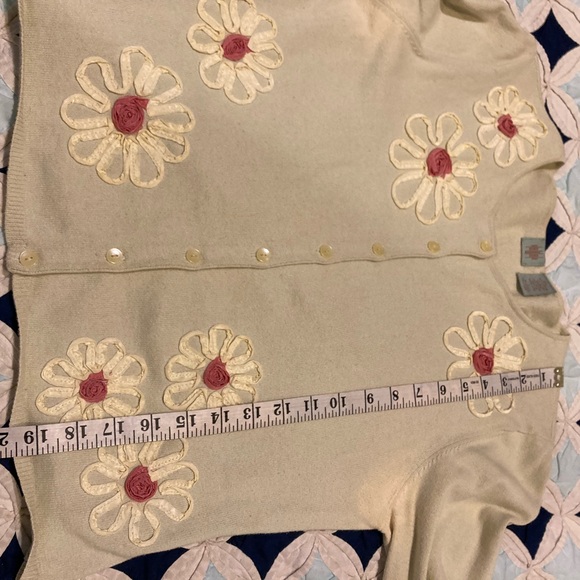 vintage HWR, Anthropologie cardigan, sz.L ( M? see measurements) - Picture 7 of 7